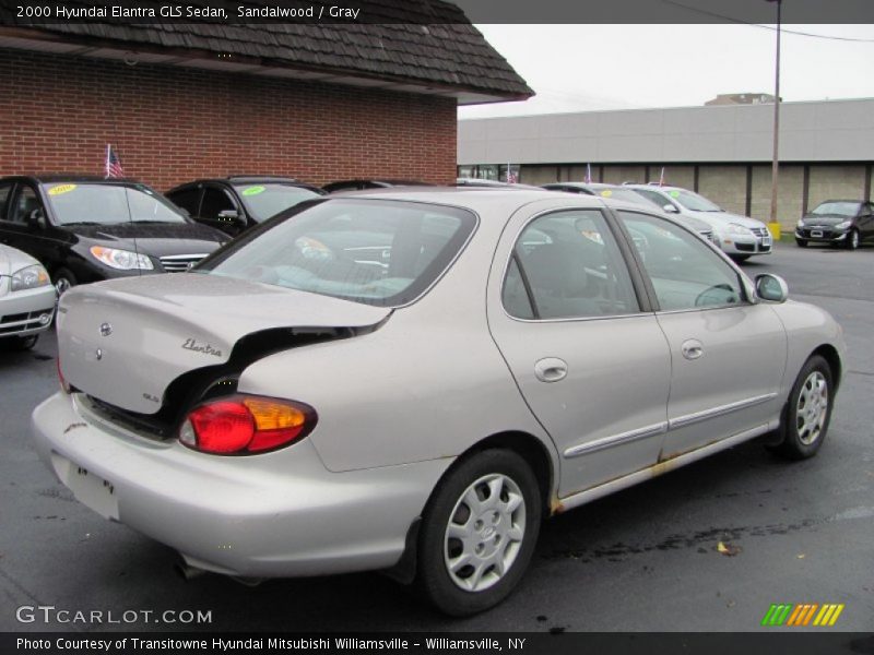 Sandalwood / Gray 2000 Hyundai Elantra GLS Sedan