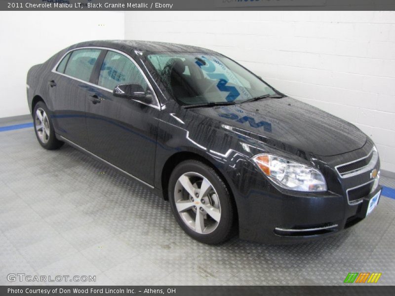 Black Granite Metallic / Ebony 2011 Chevrolet Malibu LT