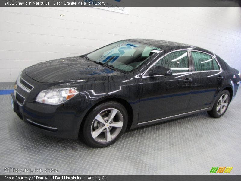 Black Granite Metallic / Ebony 2011 Chevrolet Malibu LT