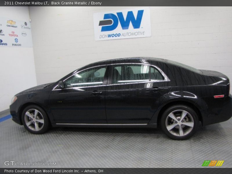 Black Granite Metallic / Ebony 2011 Chevrolet Malibu LT