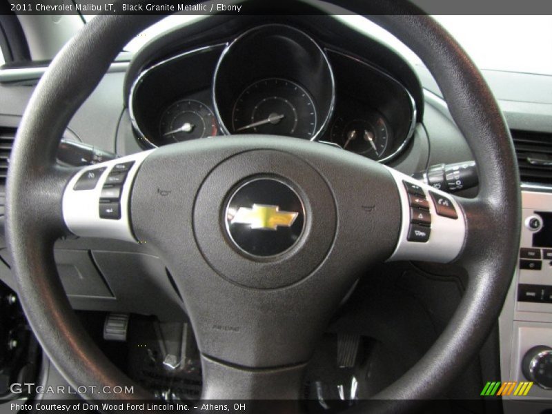 Black Granite Metallic / Ebony 2011 Chevrolet Malibu LT