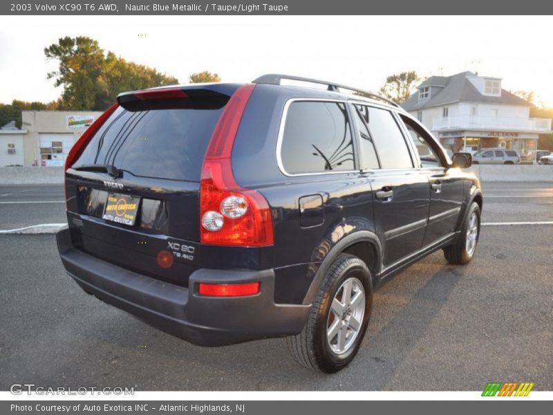 Nautic Blue Metallic / Taupe/Light Taupe 2003 Volvo XC90 T6 AWD