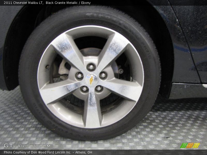 Black Granite Metallic / Ebony 2011 Chevrolet Malibu LT