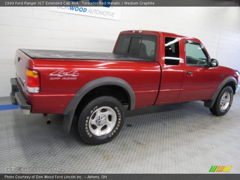 Toreador Red Metallic / Medium Graphite 1999 Ford Ranger XLT Extended Cab 4x4