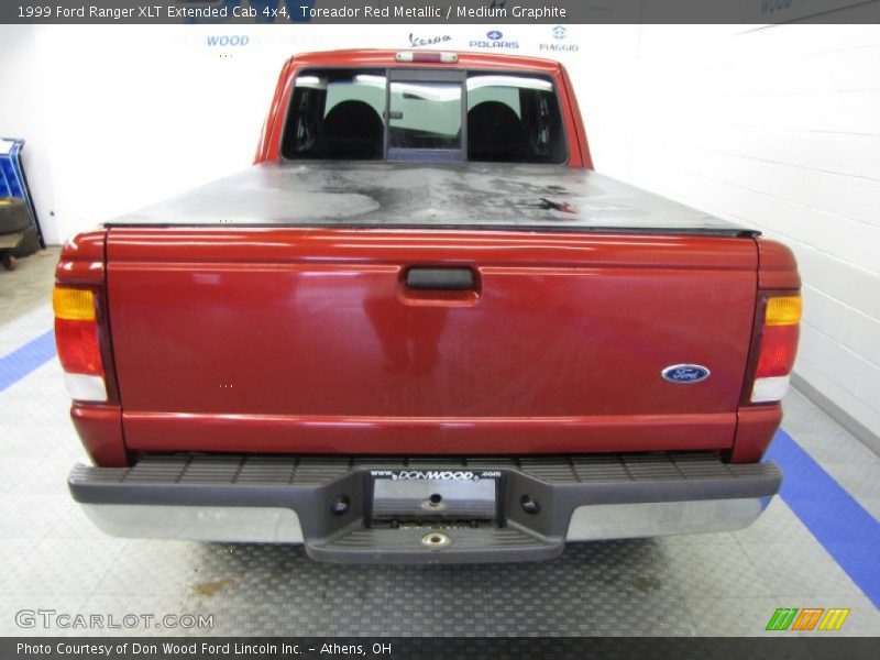 Toreador Red Metallic / Medium Graphite 1999 Ford Ranger XLT Extended Cab 4x4