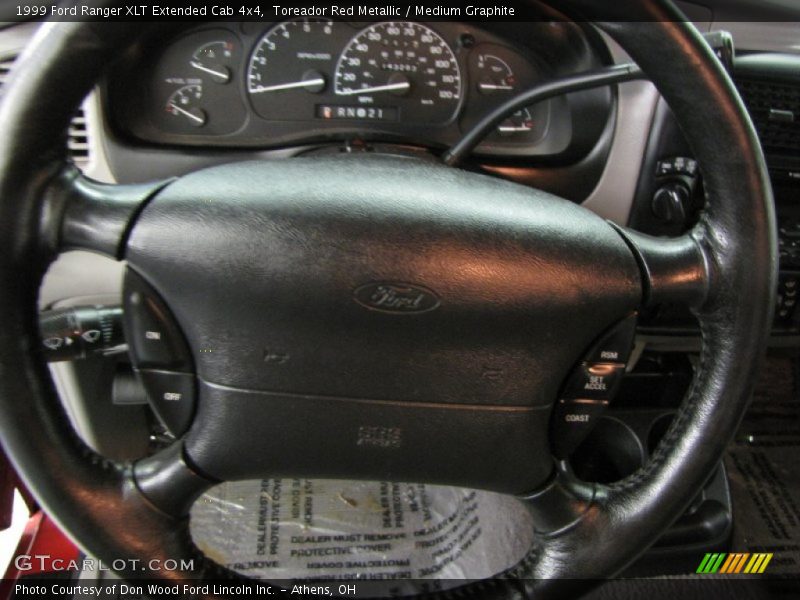 Toreador Red Metallic / Medium Graphite 1999 Ford Ranger XLT Extended Cab 4x4