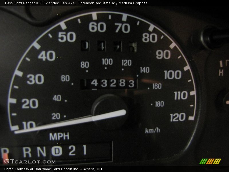 Toreador Red Metallic / Medium Graphite 1999 Ford Ranger XLT Extended Cab 4x4