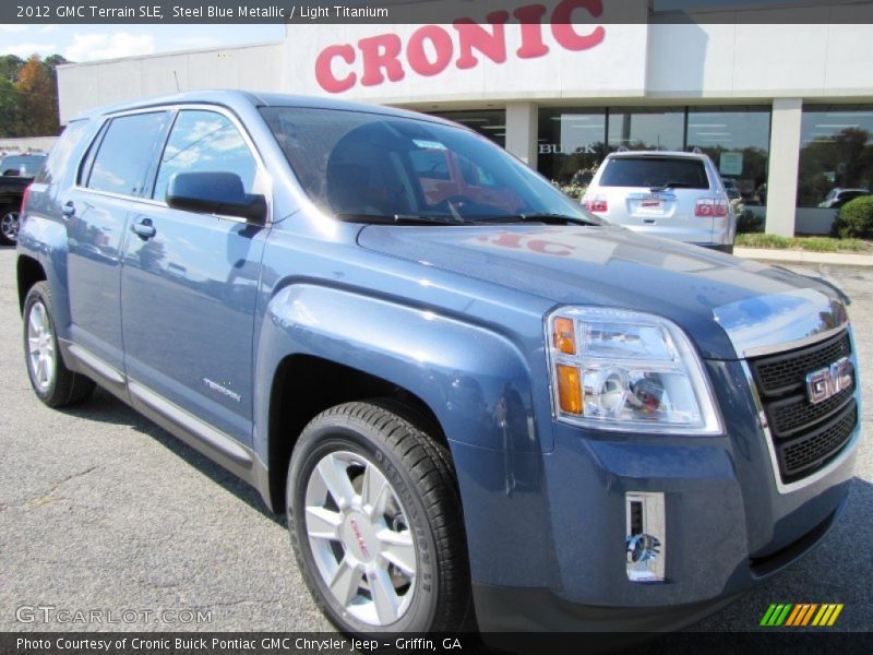 Steel Blue Metallic / Light Titanium 2012 GMC Terrain SLE