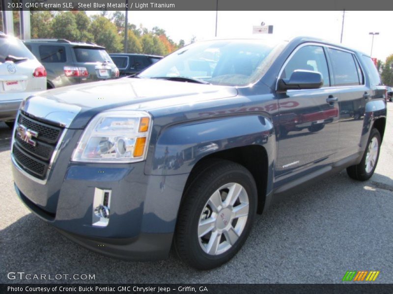 Steel Blue Metallic / Light Titanium 2012 GMC Terrain SLE