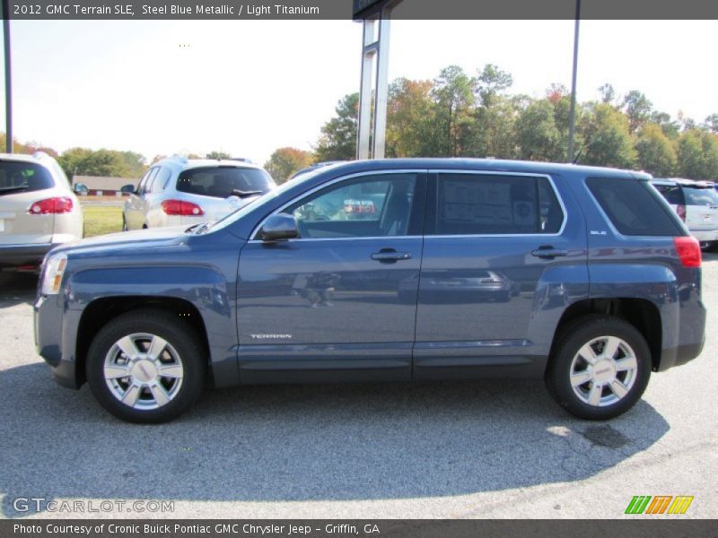 Steel Blue Metallic / Light Titanium 2012 GMC Terrain SLE
