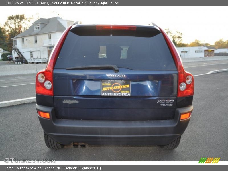 Nautic Blue Metallic / Taupe/Light Taupe 2003 Volvo XC90 T6 AWD