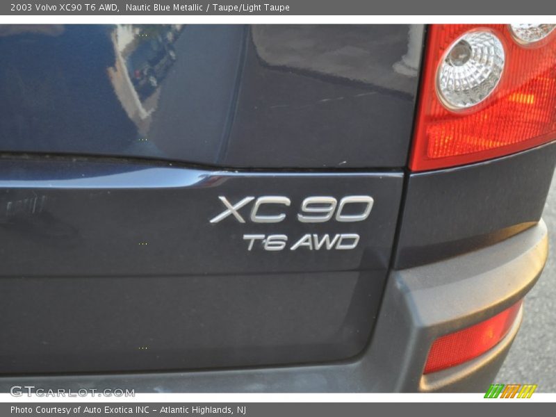 Nautic Blue Metallic / Taupe/Light Taupe 2003 Volvo XC90 T6 AWD