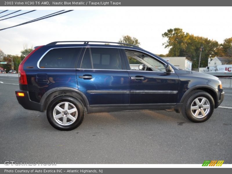 Nautic Blue Metallic / Taupe/Light Taupe 2003 Volvo XC90 T6 AWD