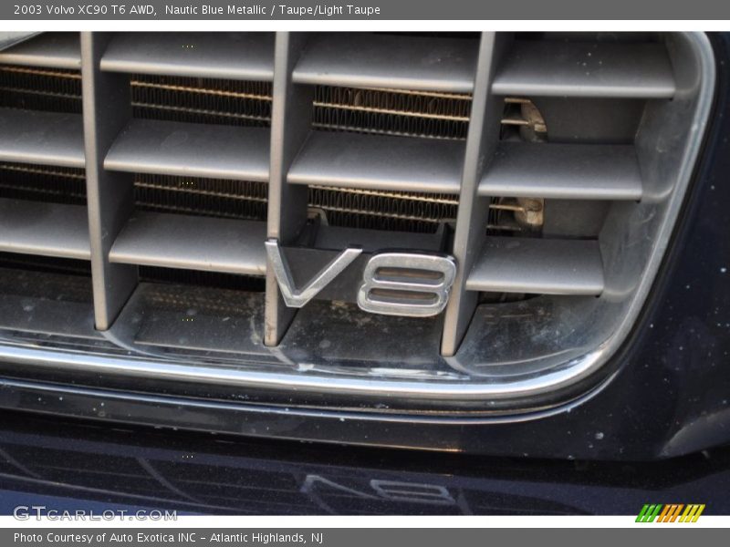 Nautic Blue Metallic / Taupe/Light Taupe 2003 Volvo XC90 T6 AWD