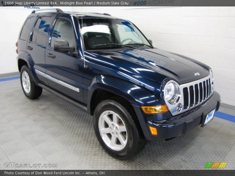Midnight Blue Pearl / Medium Slate Gray 2006 Jeep Liberty Limited 4x4