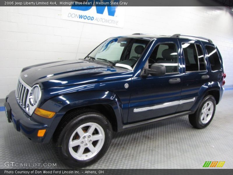 Midnight Blue Pearl / Medium Slate Gray 2006 Jeep Liberty Limited 4x4