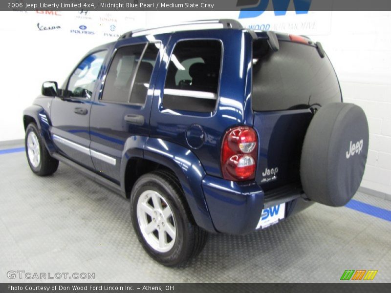 Midnight Blue Pearl / Medium Slate Gray 2006 Jeep Liberty Limited 4x4
