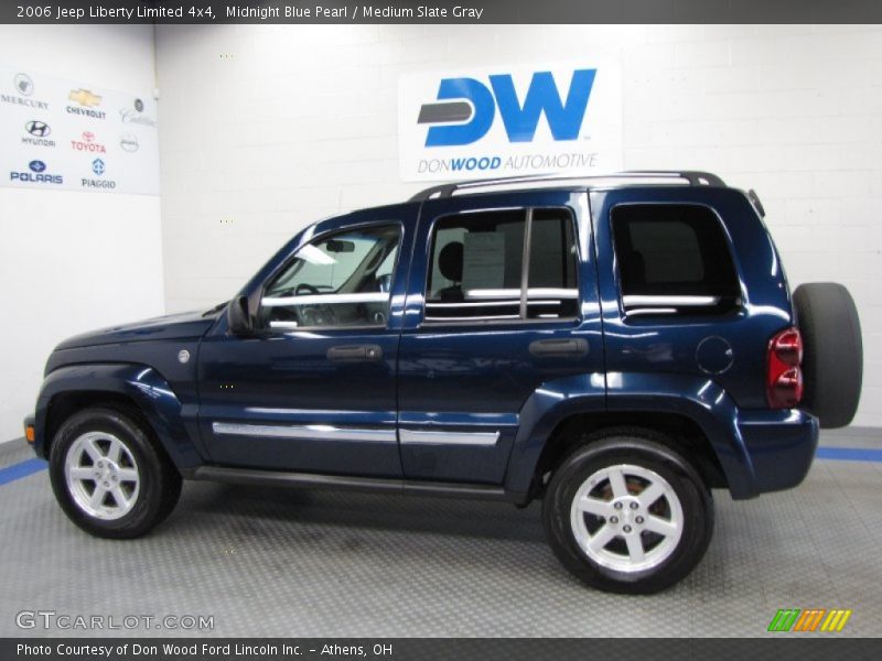 Midnight Blue Pearl / Medium Slate Gray 2006 Jeep Liberty Limited 4x4
