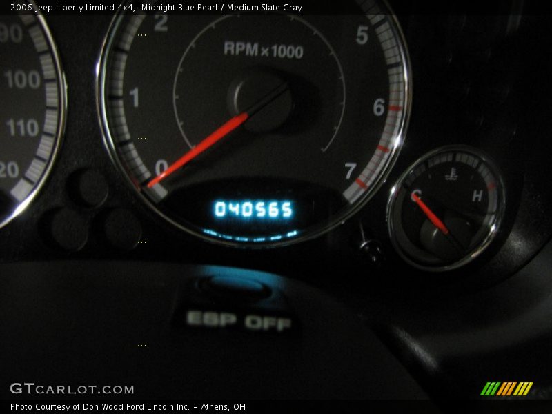 Midnight Blue Pearl / Medium Slate Gray 2006 Jeep Liberty Limited 4x4