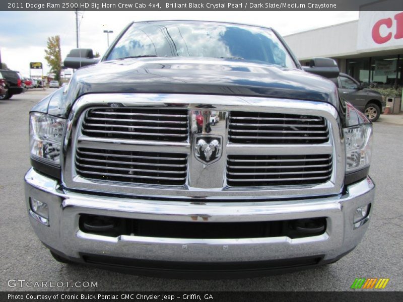 Brilliant Black Crystal Pearl / Dark Slate/Medium Graystone 2011 Dodge Ram 2500 HD Big Horn Crew Cab 4x4
