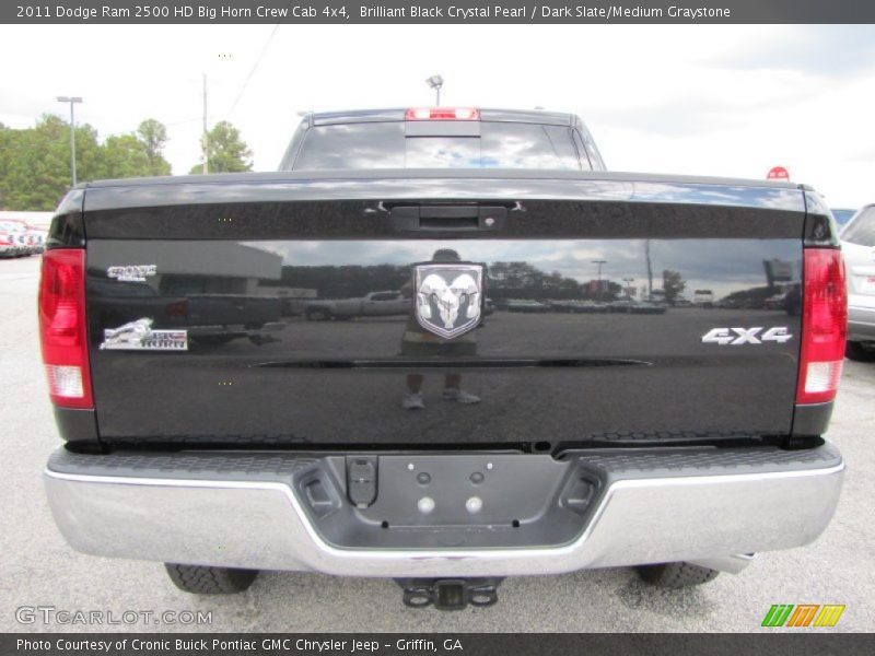 Brilliant Black Crystal Pearl / Dark Slate/Medium Graystone 2011 Dodge Ram 2500 HD Big Horn Crew Cab 4x4
