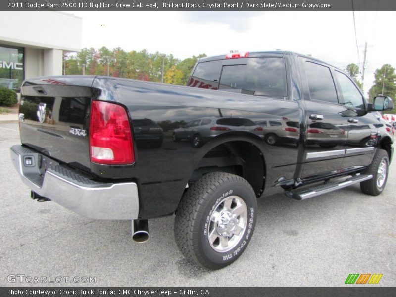 Brilliant Black Crystal Pearl / Dark Slate/Medium Graystone 2011 Dodge Ram 2500 HD Big Horn Crew Cab 4x4