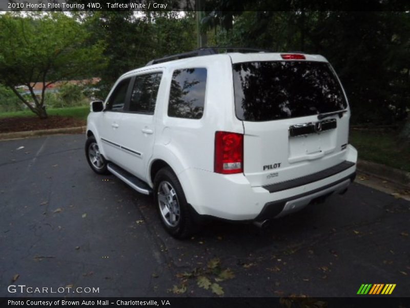 Taffeta White / Gray 2010 Honda Pilot Touring 4WD