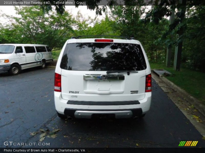 Taffeta White / Gray 2010 Honda Pilot Touring 4WD