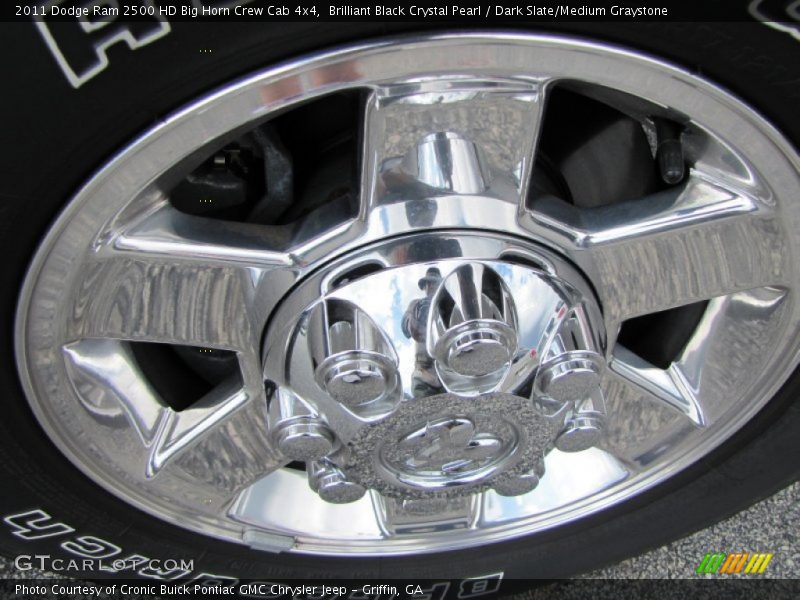 Brilliant Black Crystal Pearl / Dark Slate/Medium Graystone 2011 Dodge Ram 2500 HD Big Horn Crew Cab 4x4