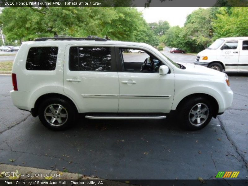 Taffeta White / Gray 2010 Honda Pilot Touring 4WD