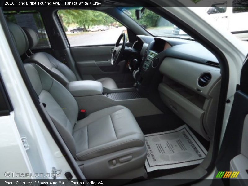 Taffeta White / Gray 2010 Honda Pilot Touring 4WD
