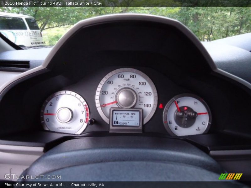 Taffeta White / Gray 2010 Honda Pilot Touring 4WD