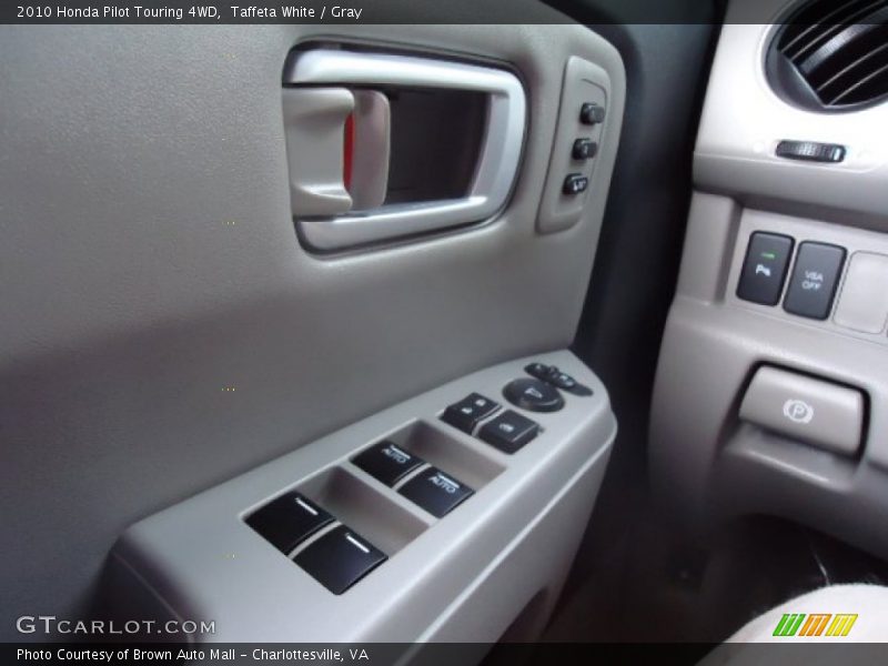 Taffeta White / Gray 2010 Honda Pilot Touring 4WD