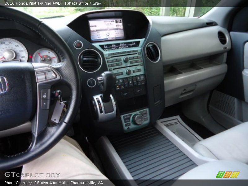 Taffeta White / Gray 2010 Honda Pilot Touring 4WD