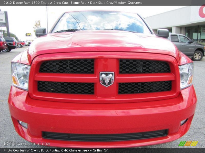 Flame Red / Dark Slate Gray/Medium Graystone 2012 Dodge Ram 1500 Express Crew Cab