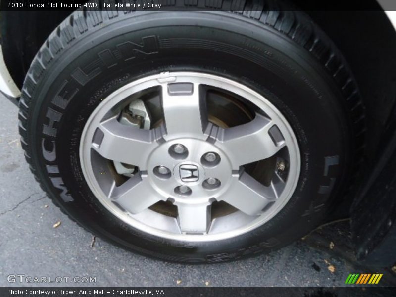 Taffeta White / Gray 2010 Honda Pilot Touring 4WD