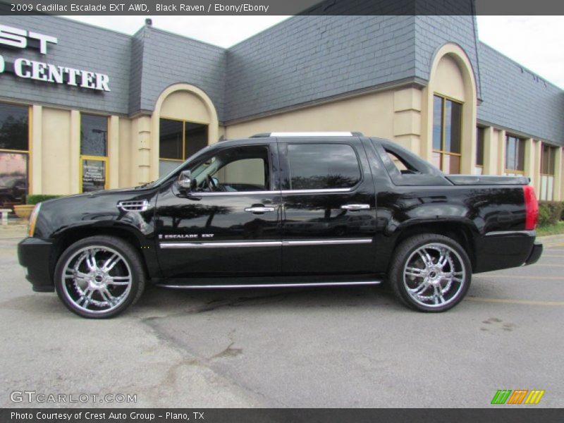 Black Raven / Ebony/Ebony 2009 Cadillac Escalade EXT AWD
