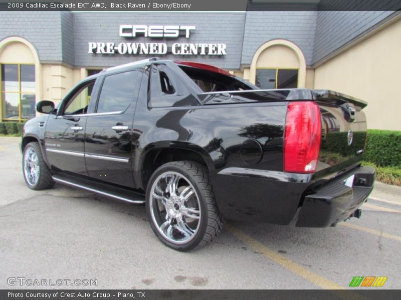 Black Raven / Ebony/Ebony 2009 Cadillac Escalade EXT AWD