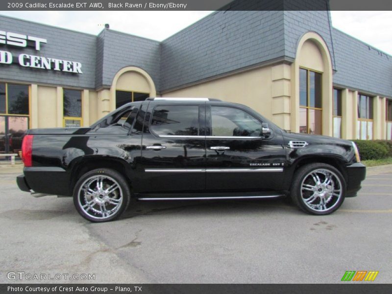 Black Raven / Ebony/Ebony 2009 Cadillac Escalade EXT AWD