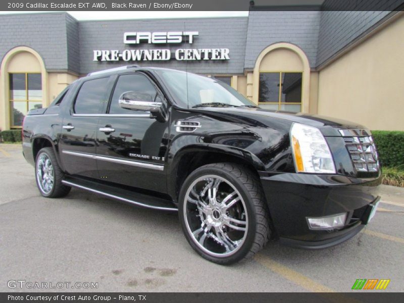 Black Raven / Ebony/Ebony 2009 Cadillac Escalade EXT AWD
