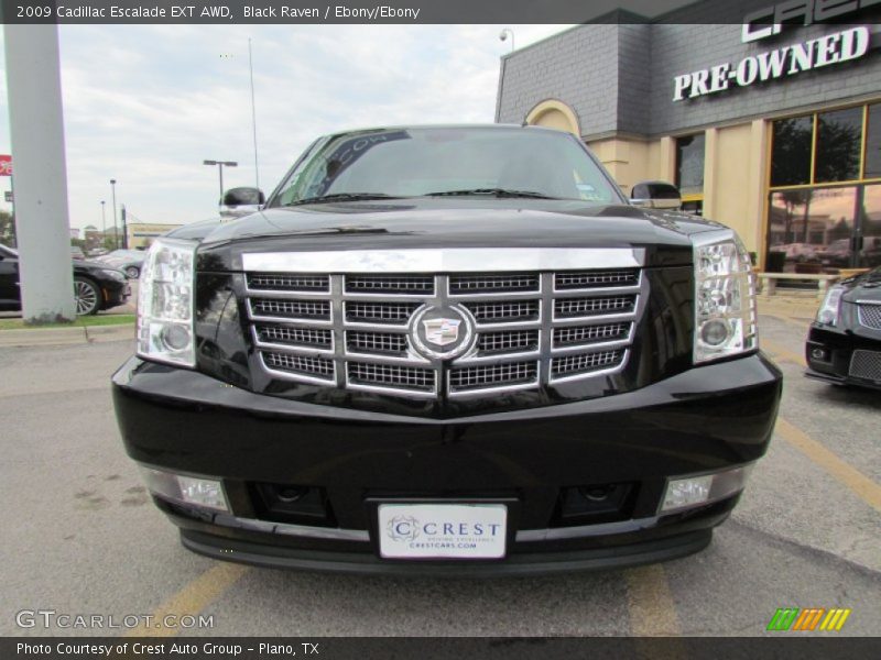Black Raven / Ebony/Ebony 2009 Cadillac Escalade EXT AWD