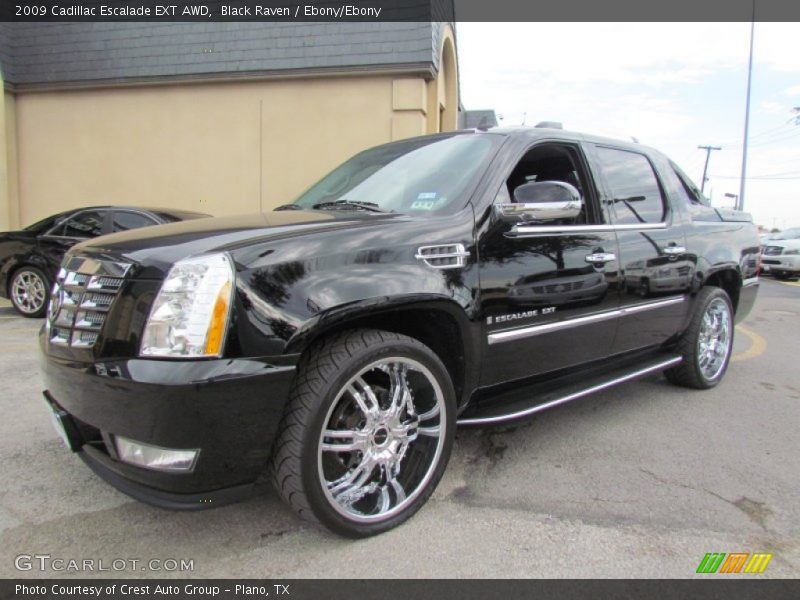 Black Raven / Ebony/Ebony 2009 Cadillac Escalade EXT AWD