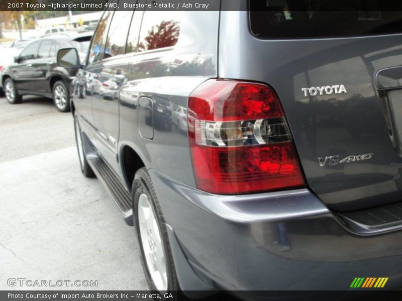 Bluestone Metallic / Ash Gray 2007 Toyota Highlander Limited 4WD