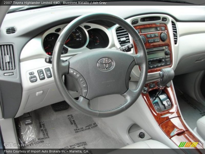 Bluestone Metallic / Ash Gray 2007 Toyota Highlander Limited 4WD