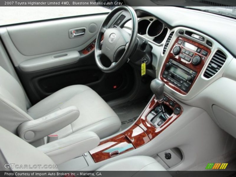 Bluestone Metallic / Ash Gray 2007 Toyota Highlander Limited 4WD
