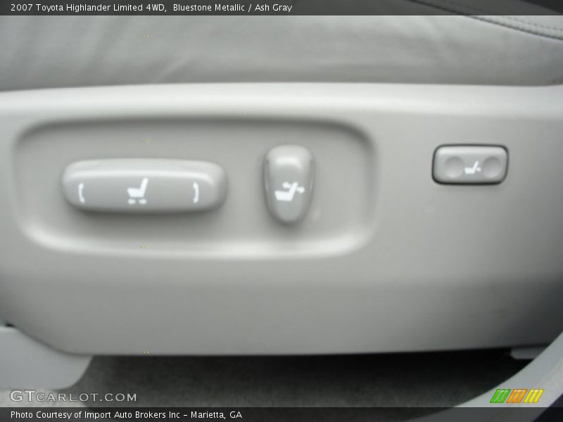 Bluestone Metallic / Ash Gray 2007 Toyota Highlander Limited 4WD