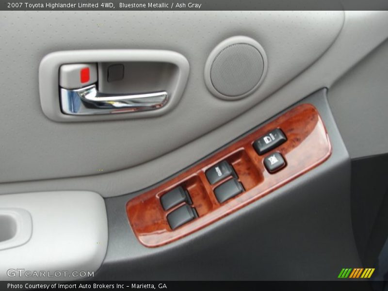 Bluestone Metallic / Ash Gray 2007 Toyota Highlander Limited 4WD