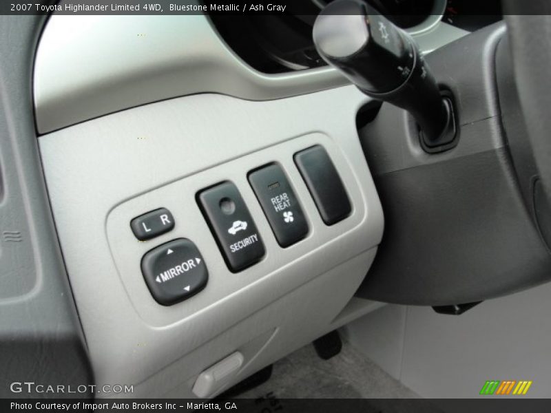 Bluestone Metallic / Ash Gray 2007 Toyota Highlander Limited 4WD