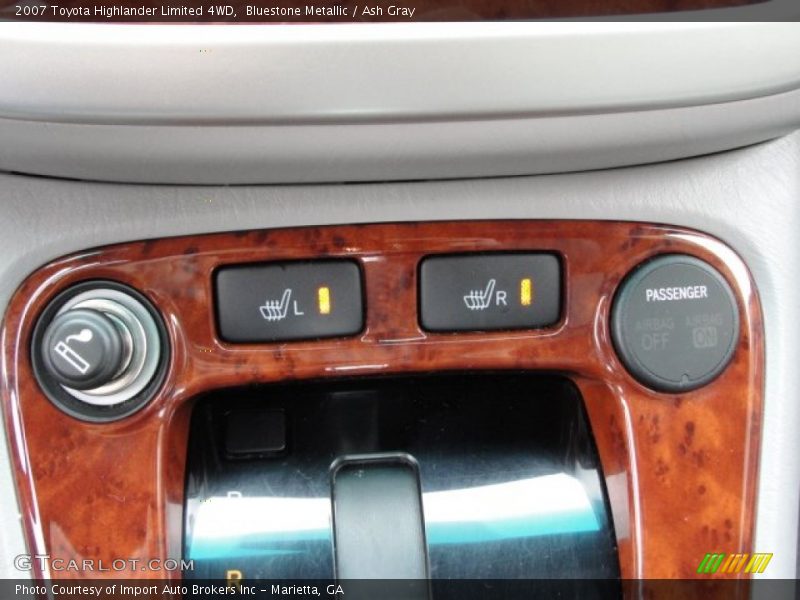 Bluestone Metallic / Ash Gray 2007 Toyota Highlander Limited 4WD