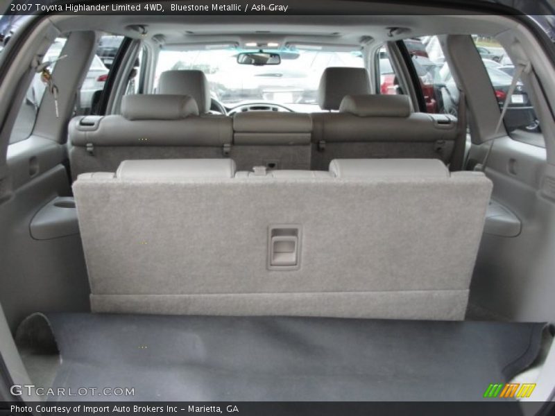 Bluestone Metallic / Ash Gray 2007 Toyota Highlander Limited 4WD